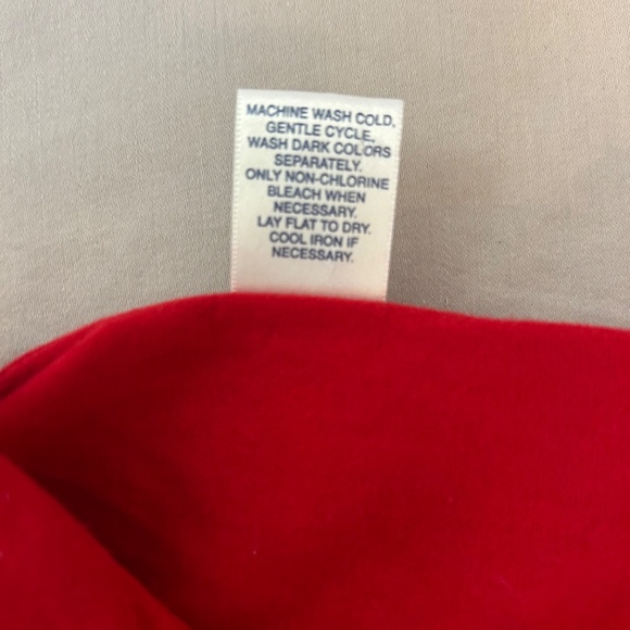 Women's Austin Clothing Co.‎ Red Collared Button Down Short Sleeve Top | Size M - Picture 10 of 10